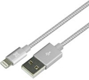 Imagen de Klip Xtreme - USB cable - 4 pin USB Type A - 0.5 m - Pure silver - Braided