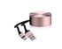Picture of Klip Xtreme - USB-C cable - 24 pin USB-C  - 4 pin USB Type A - 1 m - Rose gold - Retractable