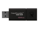 Imagen de Kingston DataTraveler 100 G3 - Unidad flash USB - 128 GB  - USB 3.0 - negro